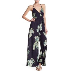 Monstera Leaf Palazzo Jumpsuit